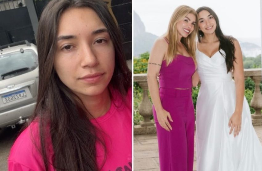 Jennifer Costa, que se casa nesta quinta-feira (29), visita Verônica Costa no presídio, em Benfica, e fala da tristeza pela ausência da mãe 51 Jennifer Costa esteve ontem no presídio de Benfica, onde sua mãe, Verônica Costa, está; antes da prisão, as duas posaram na prova do vestido de noiva