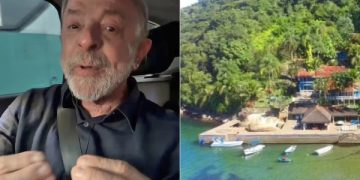 Lula se escala ao lado do atacante Richarlison para cobrar ilha em Angra dos Reis disputada por Flávio Bolsonaro 10 O presidente Lula gravou vídeo cobrando explicações sobre a ilha que Richarlison diz ter perdido para Flávio Bolsonaro. Fotos: Reprodução