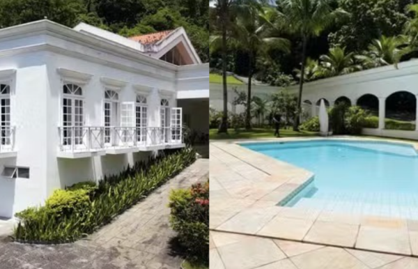 A propriedade, que está à venda, foi anunciada por R$ 18 milhões. Foto: Reprodução