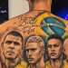 Richarlison, que disputa ilha com Flávio Bolsonaro em Angra dos Reis, tem revanche nas redes com a vitória de Lula 65 Richarlison publicou imagem como se tivesse tatuado o rosto do presidente Lula nas costas