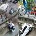 Carro no Rio Maracanã
