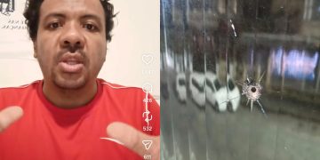 Pesquisador da Uerj diz ter sido alvo de tiros na Tijuca após manifestação política 1 Wescrey denunciou a violência que sofreu nas redes sociais e mostrou o estrago em seu apartamento na Tijuca após os disparos